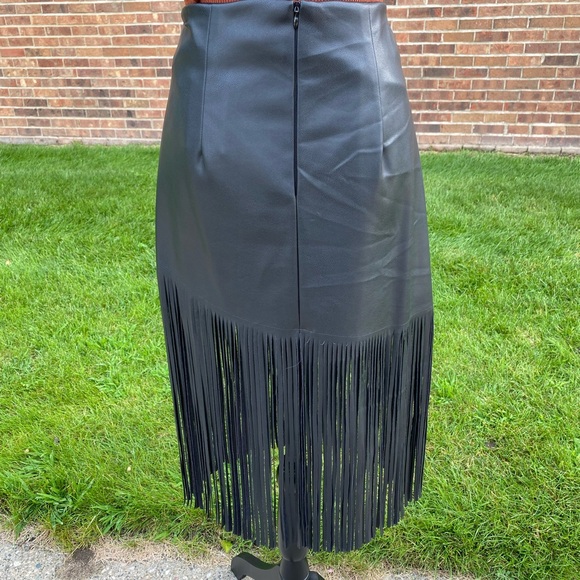 Heather Fringe Midi Skirt - Picture 3 of 6
